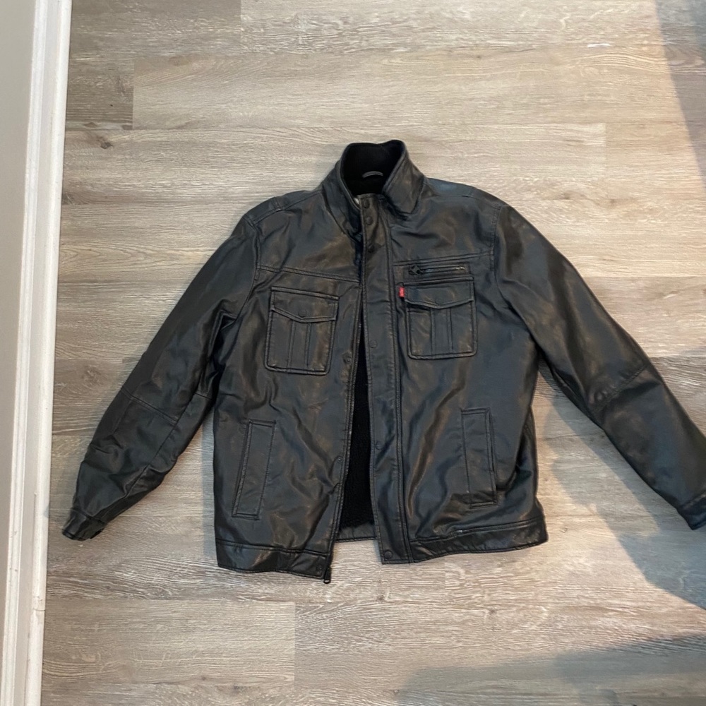 Levi’s men’s faux leather jacket